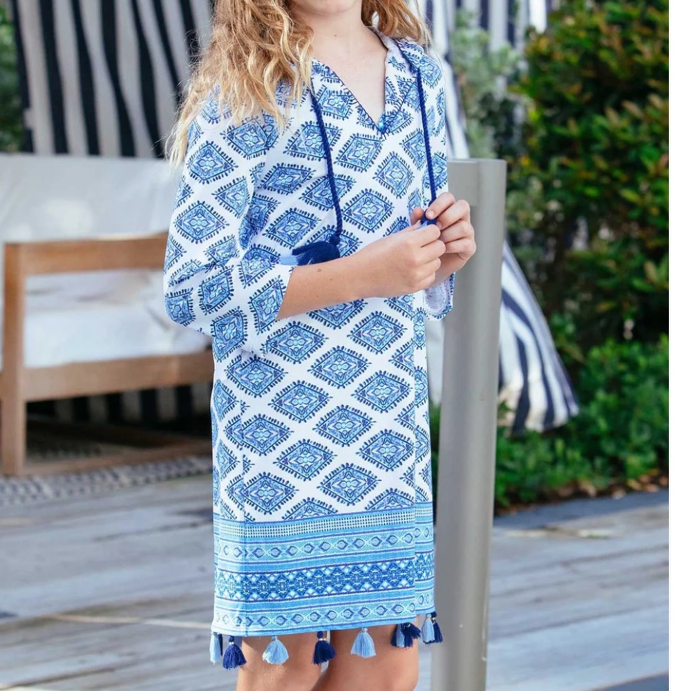 Cabana life girls swim cover-up